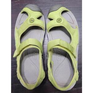 Keen Women's Sandals in Lime Green and Gray